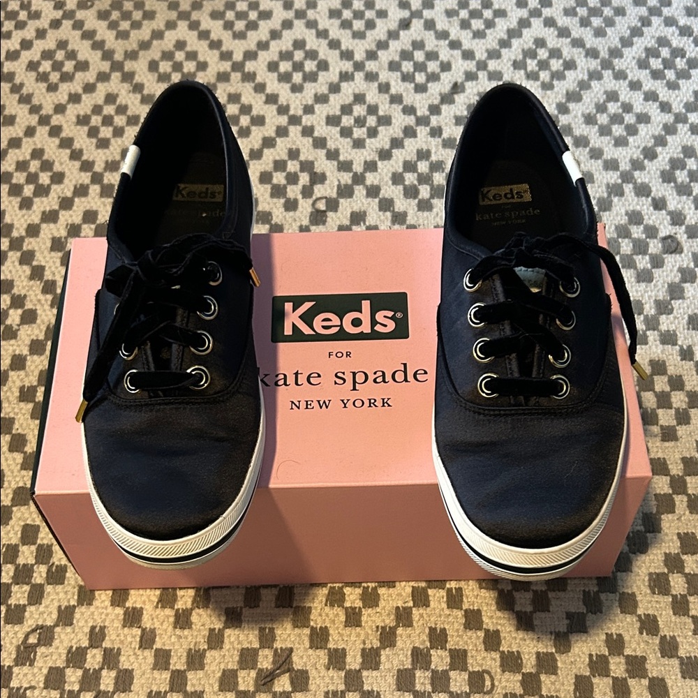 Keds X Kate Spade Satin Black Women’s Sneakers